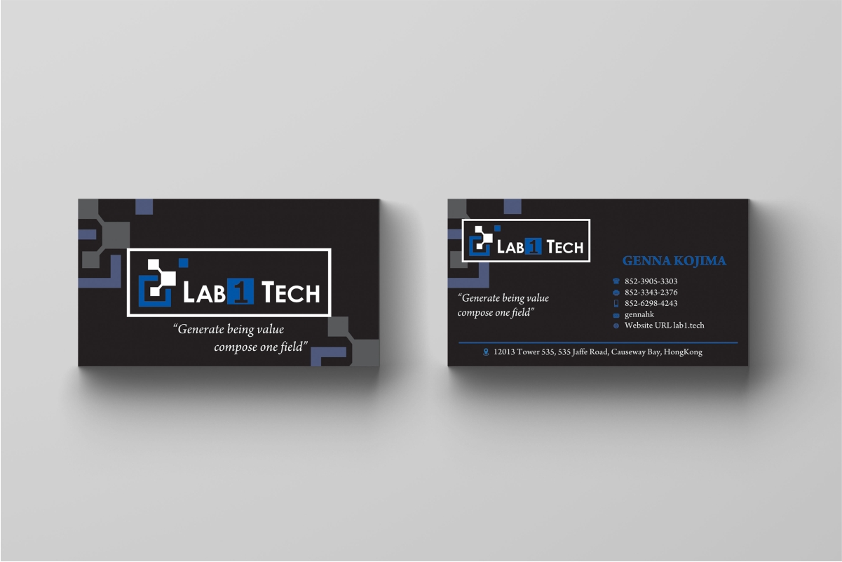 Design de Carte de Visite par Dave Paresh pour Lab1 Tech Limited | Design #19017188