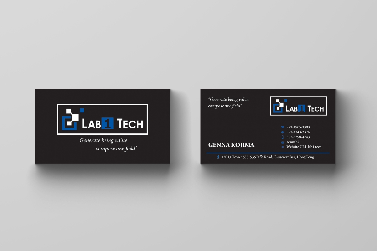 Business Card Design by Dave Paresh for Lab1 Tech Limited | Design #19017189