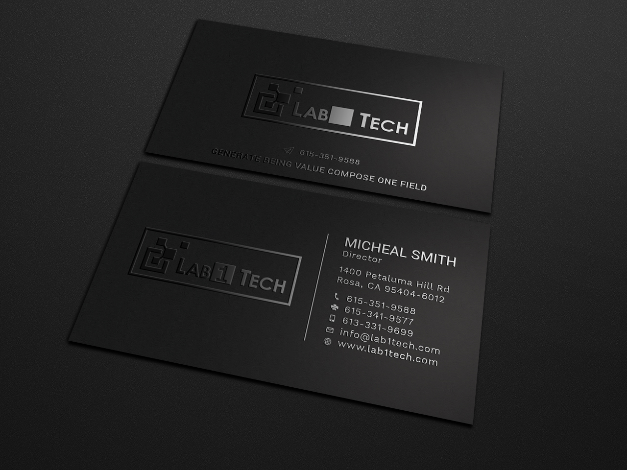 Design de Carte de Visite par Tripti Ranjan Gain pour Lab1 Tech Limited | Design #18971475