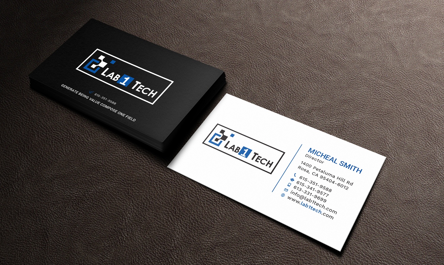 Design de Carte de Visite par Tripti Ranjan Gain pour Lab1 Tech Limited | Design #18971476