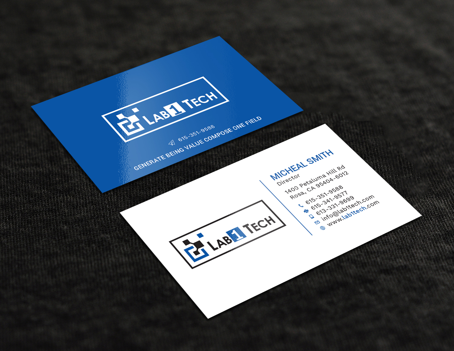 Design de Carte de Visite par Tripti Ranjan Gain pour Lab1 Tech Limited | Design #18971484