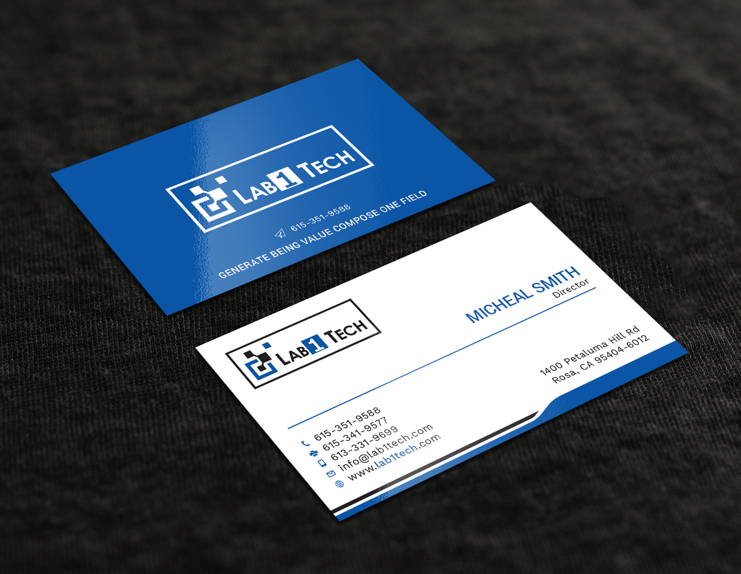 Design de Carte de Visite par Tripti Ranjan Gain pour Lab1 Tech Limited | Design #18971493