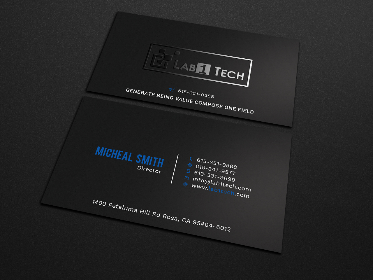 Visitenkarten-Design von Tripti Ranjan Gain für Lab1 Tech Limited | Design #18971501