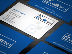 Business Card Design by Tripti Ranjan Gain for Lab1 Tech Limited | Design: #18971506