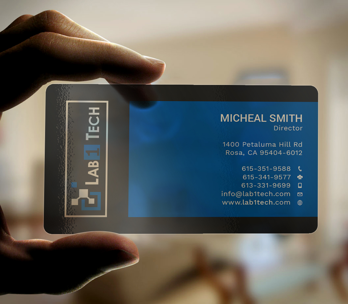 Visitenkarten-Design von Tripti Ranjan Gain für Lab1 Tech Limited | Design #18971508