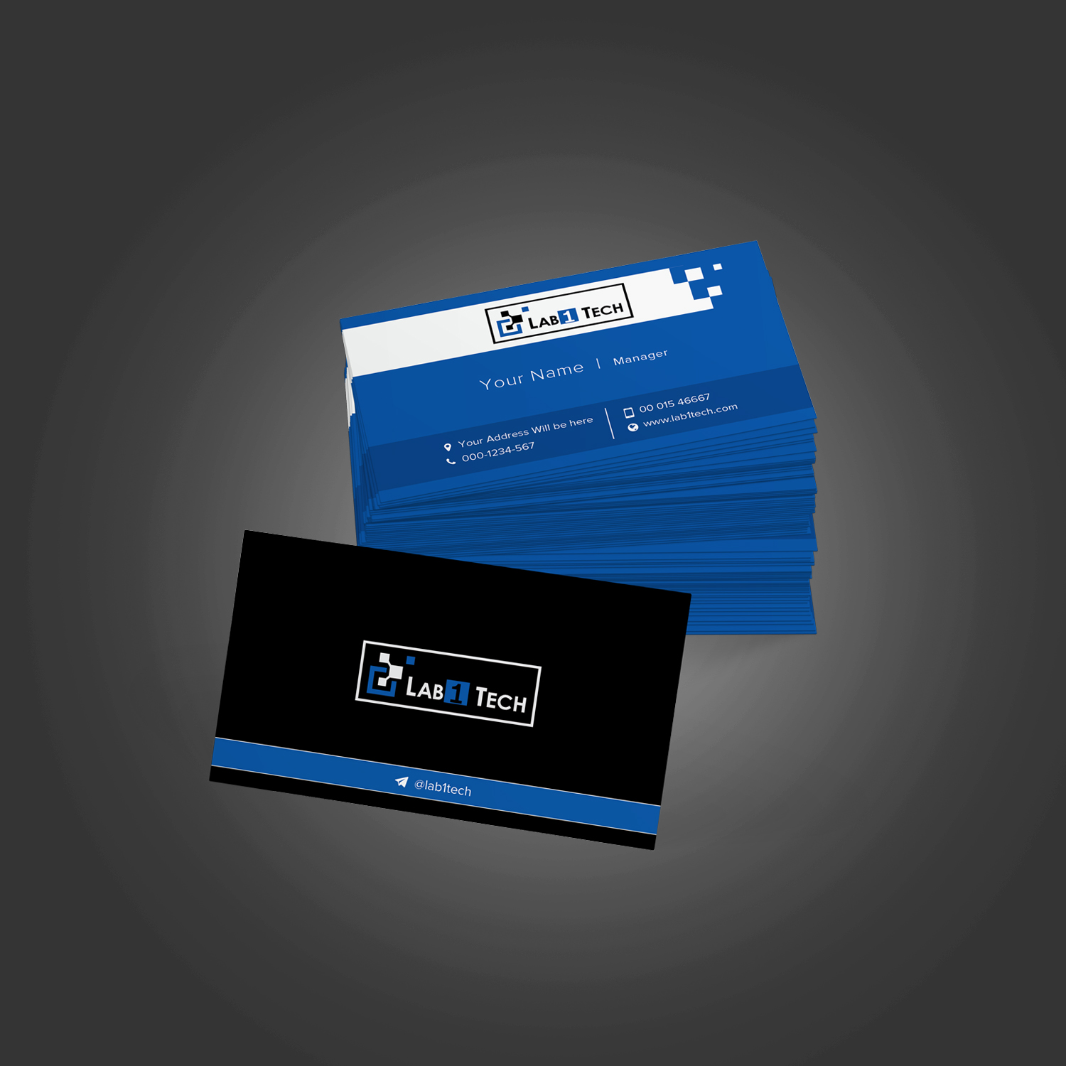 Visitenkarten-Design von Maxo-Biz für Lab1 Tech Limited | Design #18974565