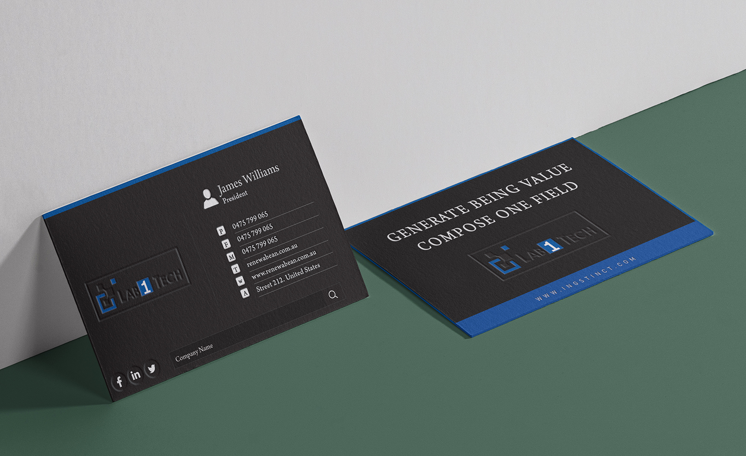 Business Card Design by Nhronju for Lab1 Tech Limited | Design #18998753