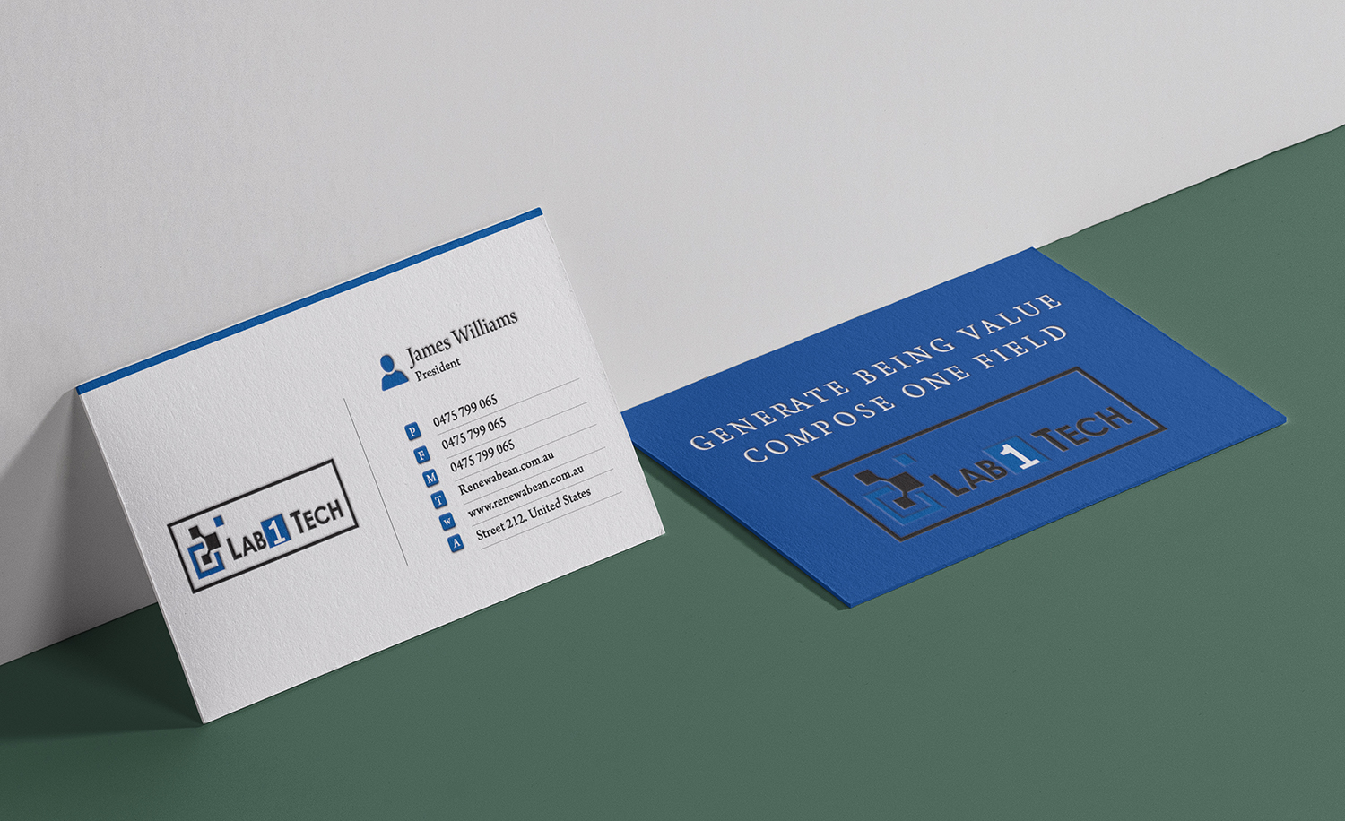 Business Card Design by Nhronju for Lab1 Tech Limited | Design #18998830
