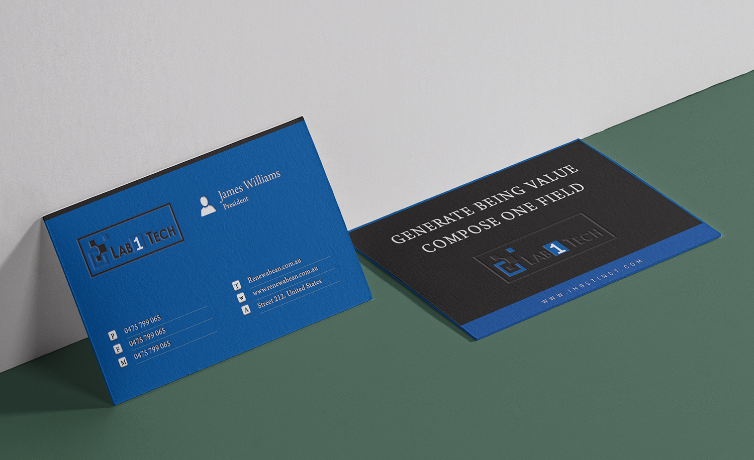 Business Card Design by Nhronju for Lab1 Tech Limited | Design #18998855
