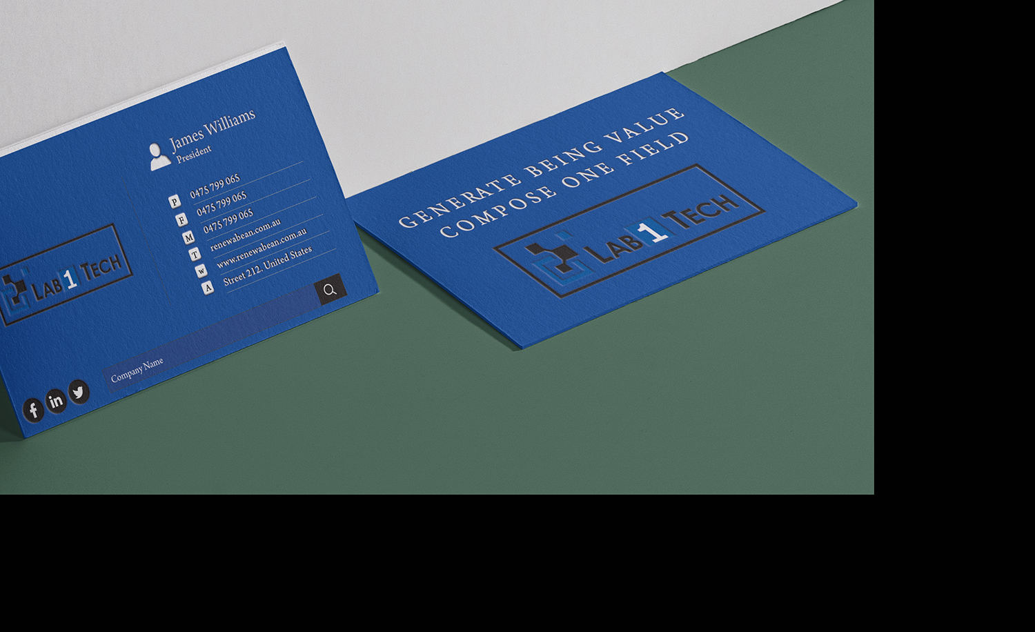 Business Card Design by Nhronju for Lab1 Tech Limited | Design #18998905