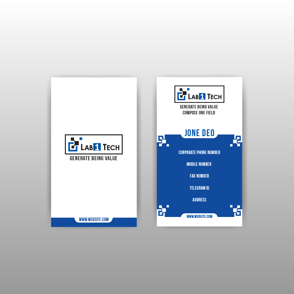 Business Card Design by mohammed0087 for Lab1 Tech Limited | Design #18998333