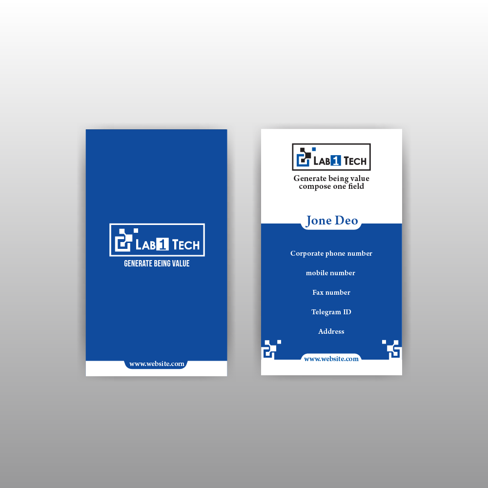Visitenkarten-Design von mohammed0087 für Lab1 Tech Limited | Design #18998476