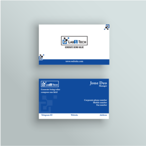 Design de Carte de Visite par mohammed0086 pour Lab1 Tech Limited | Design : #18998486