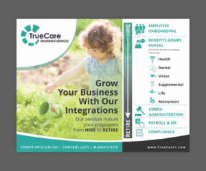 Design de Flyer par Cut and Glue pour TrueCare Insurance Services LLC | Design : #18972446