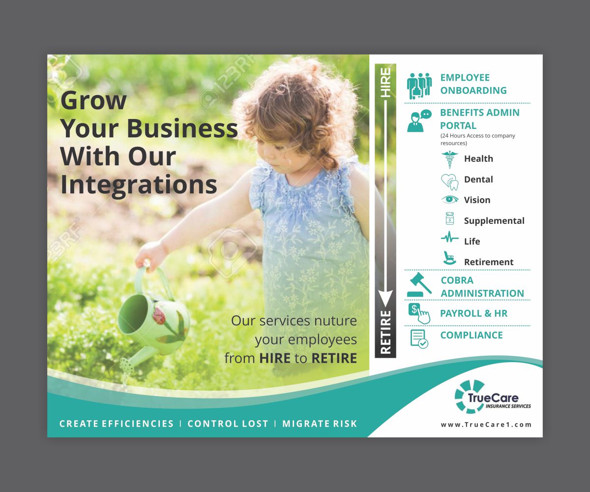 Design de Flyer par Cut and Glue pour TrueCare Insurance Services LLC | Design : #18978377