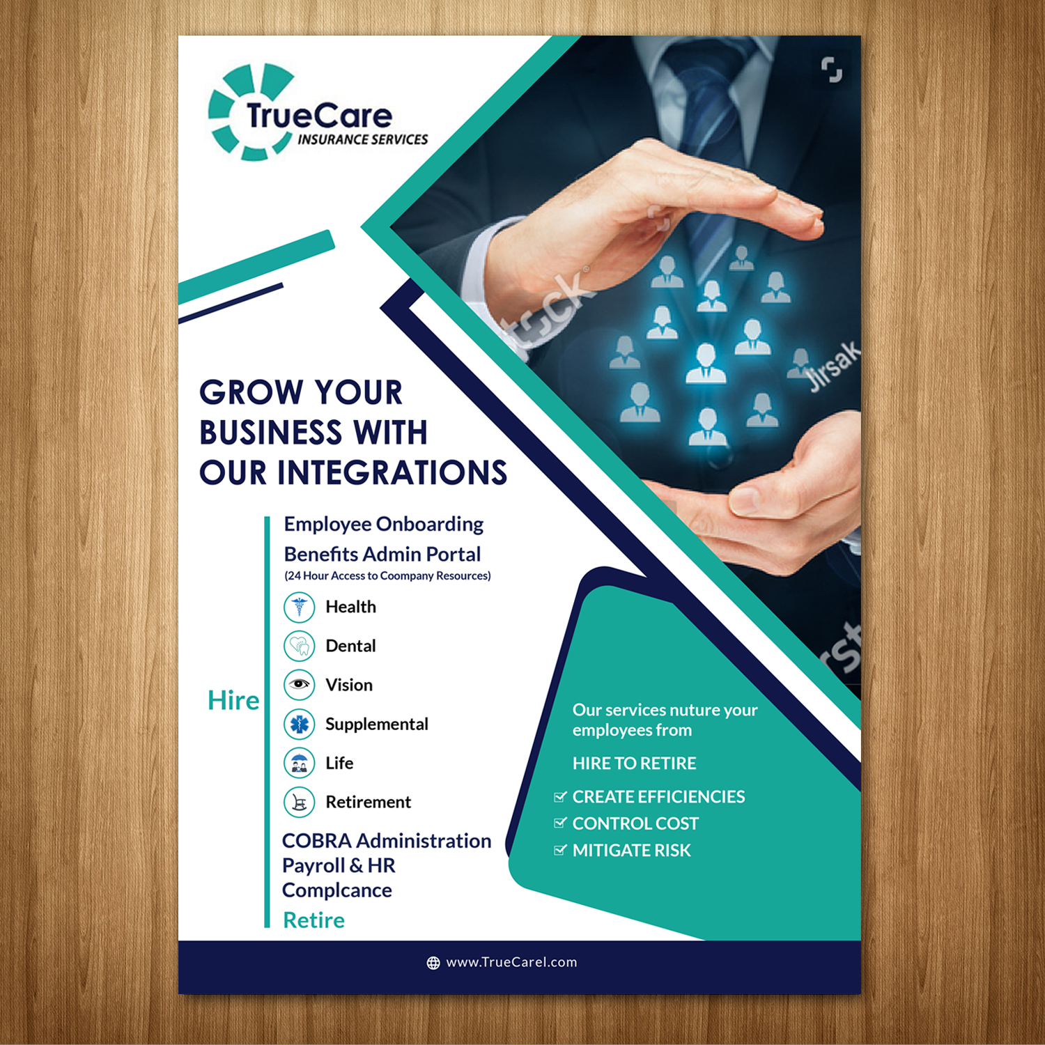Flyer-Design von Schöpfer für TrueCare Insurance Services LLC | Design #18975654