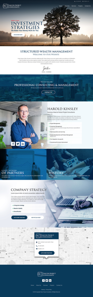 Consulting/ Manufacturers Representative Website | Diseño Web por Pixeleas