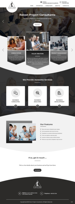 Web Design by pb for this project | Design: #18975659