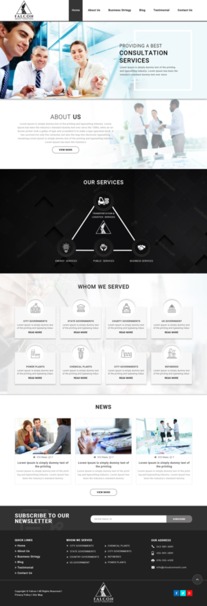 Web Design by Sujit Banerjee for this project | Design: #18987287