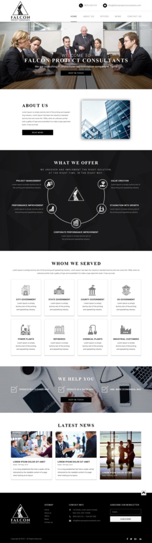 Web Design by Sujit Banerjee for this project | Design: #18987288