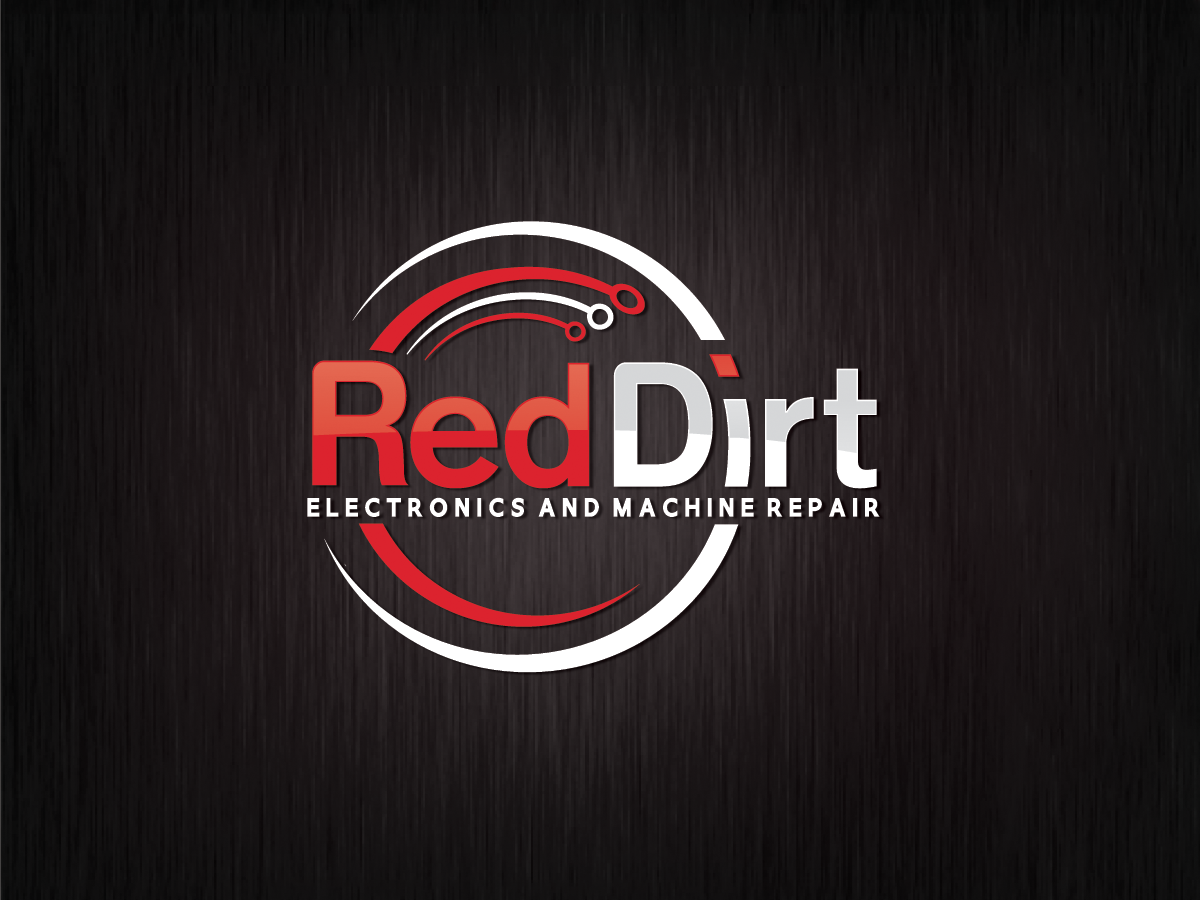 Logo Design by projector.alex for Red Dirt Electronics and Machine Repair | Design #19008856