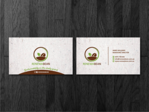 Moder Business Card Design for Renewables Business  | Visitenkarten-Design von Atvento Graphics