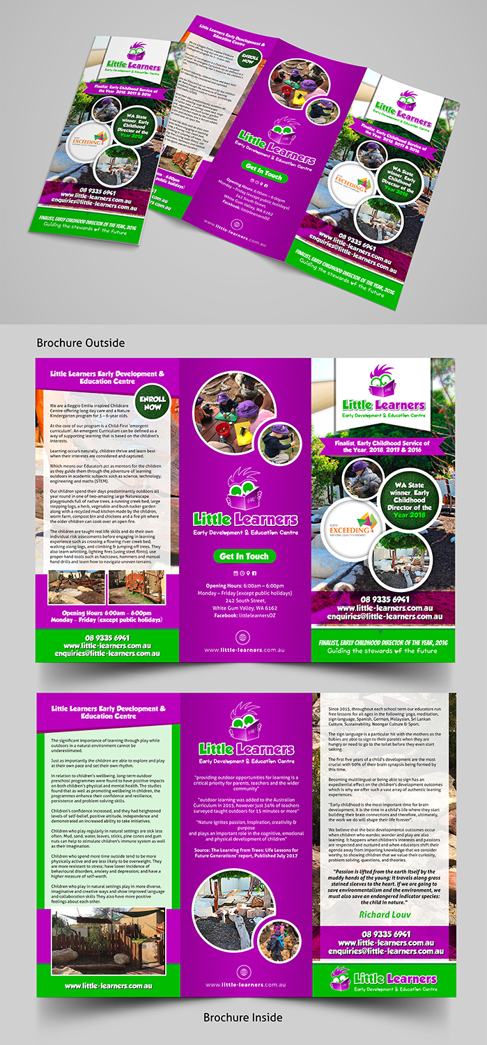 elegant playful childcare flyer design for maximal child care flyer design