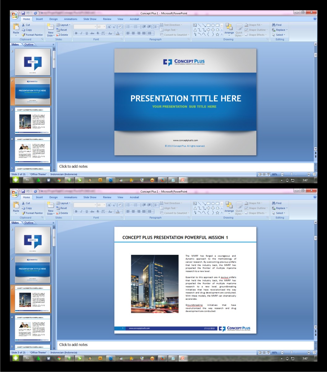 PowerPoint Design by DDD for this project | Design #2864978