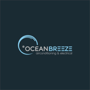 Ocean Breeze airconditioning & electrical | Logo Design by theJangAbayz