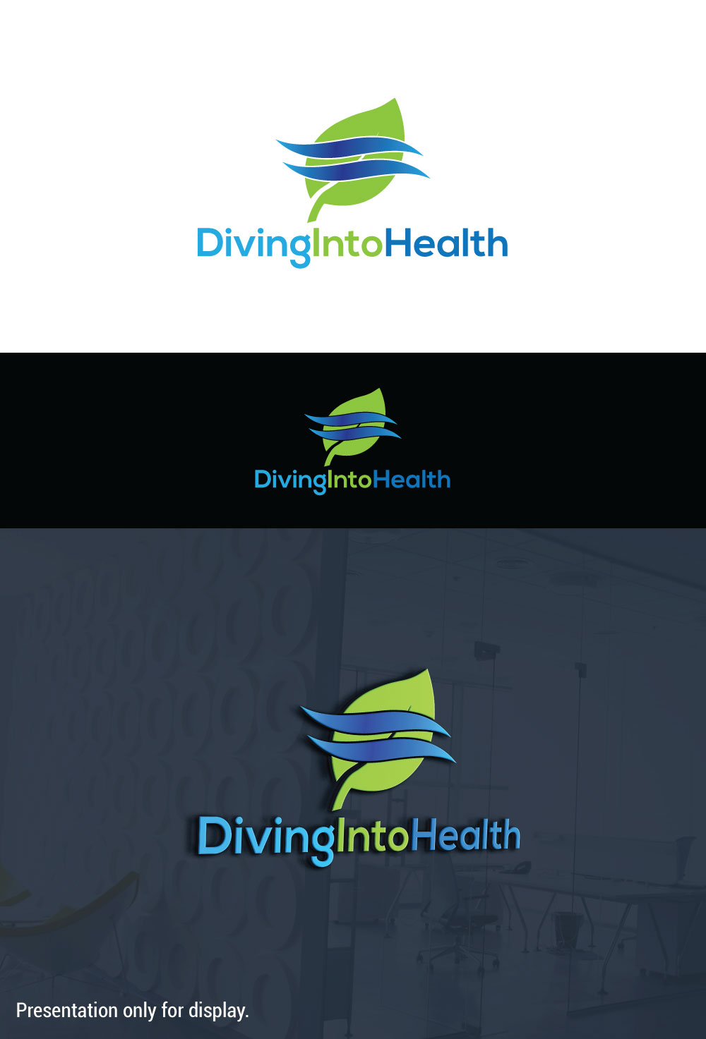 Logo Design by saroja 5 for Diving Into Health | Design #18990040