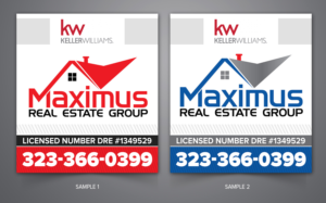Real Estate Agent need For Sale sign for  | Signage Design by SAI DESIGNS