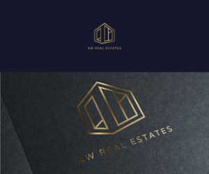 AW REAL ESTATES | Logo Design by Vetroff