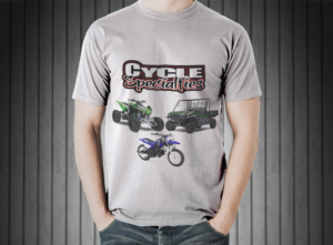 T-Shirt-Design von BEEZU für CYCLE SPECIALTIES | Design #18977528