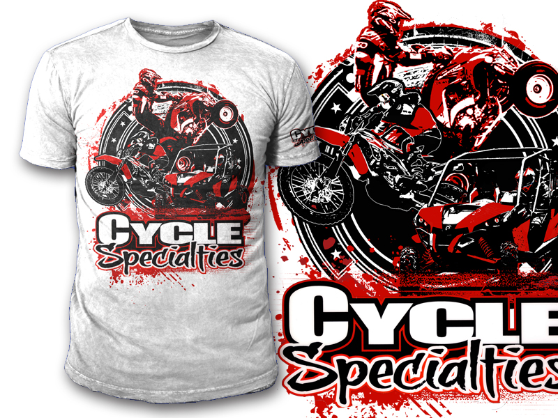 T-Shirt-Design von Bayu_susilo für CYCLE SPECIALTIES | Design #19037199