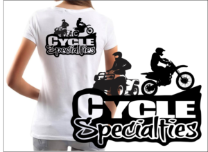 T-Shirt-Design von Come to Me für CYCLE SPECIALTIES | Design: #18983309