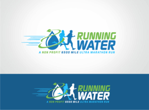 Running Water | Logo-Design von nikkiblue