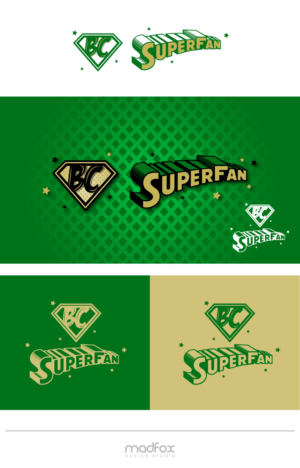 BC, BC SuperFan, SuperFan  | Logo Design by WILD FOX Desing Studio