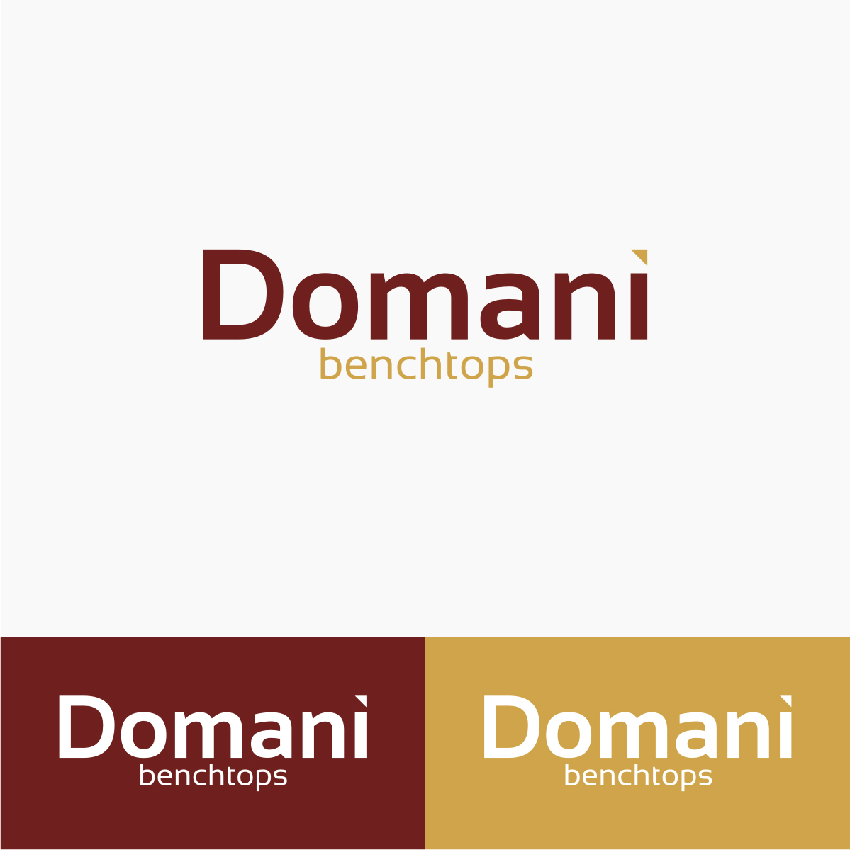Logo Design by graphicssquare for Domani Benchtops | Design #18978439