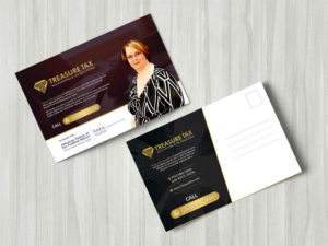 Diseño de Postal por creative.bugs para Treasure Tax, LLC | Diseño: #18980108