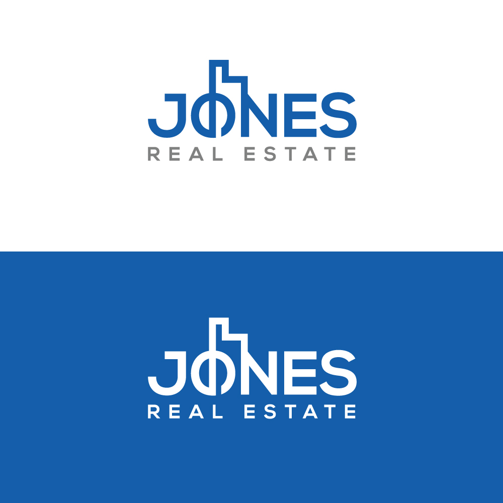 Logo Design by Sujit Banerjee for Jones Real Estate | Design #18986987