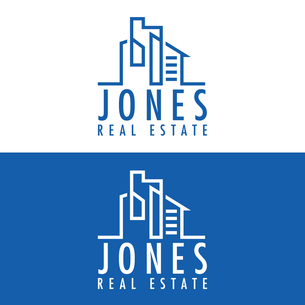 Logo Design by Sujit Banerjee for Jones Real Estate | Design #18986988