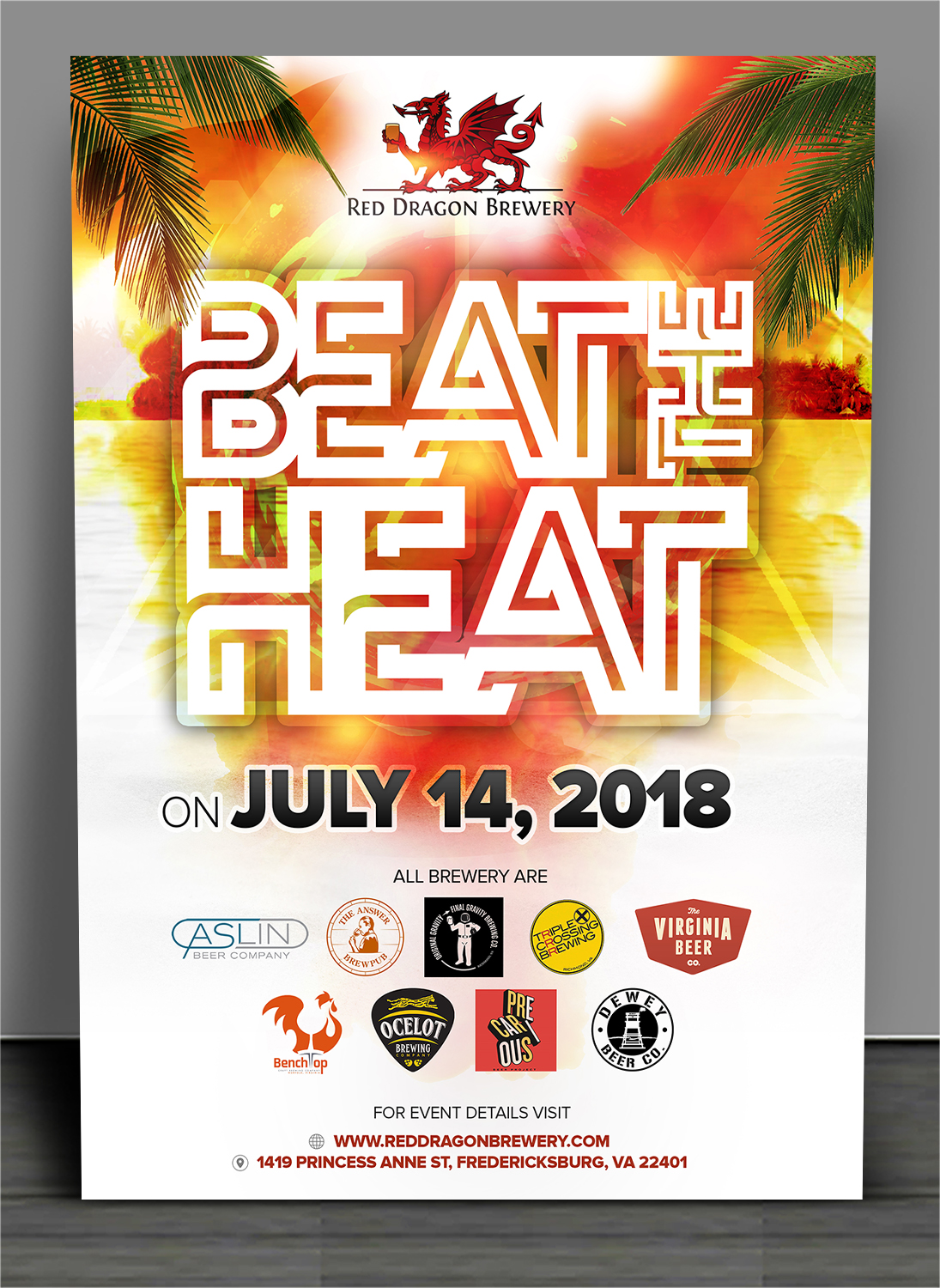 Poster Design by SAI DESIGNS for Red Dragon Brewery, LLC | Design #18988285