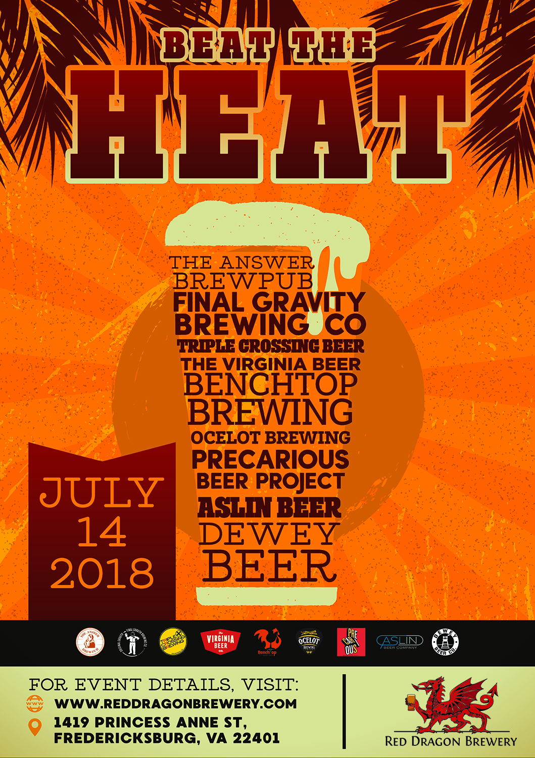 Poster Design by EA5Designs for Red Dragon Brewery, LLC | Design #19006275