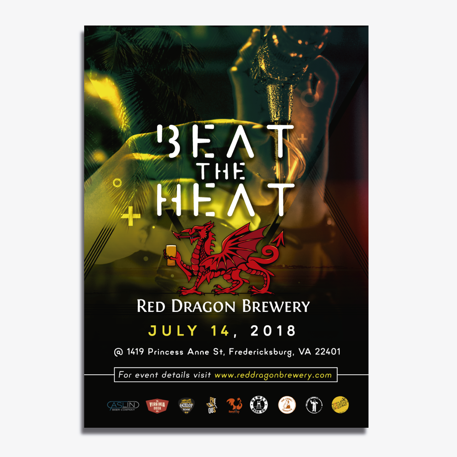 Diseño de Póster por angejimenezm para Red Dragon Brewery, LLC | Diseño #18988693