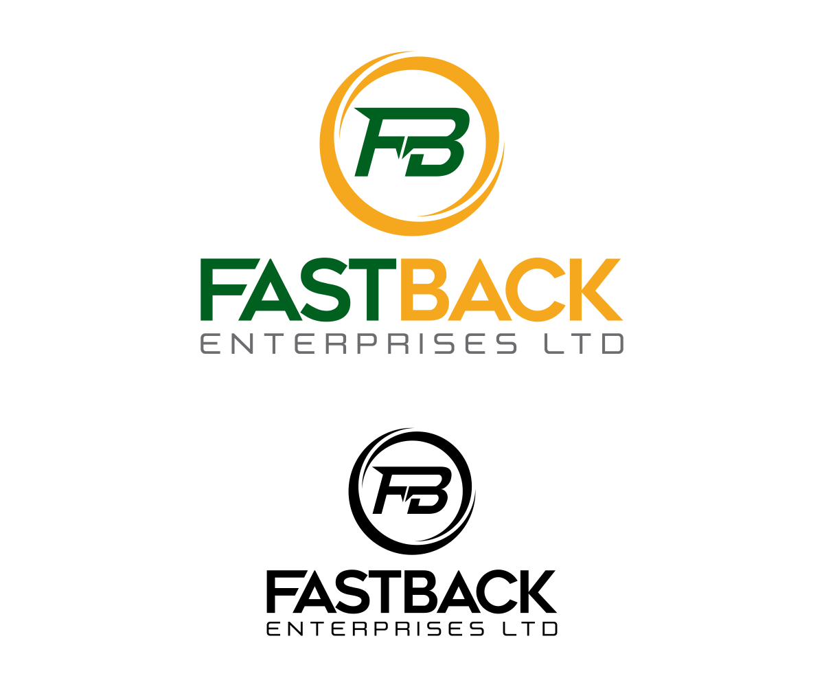 Logo Design by moisesf for fastback enterprises ltd | Design #18990347