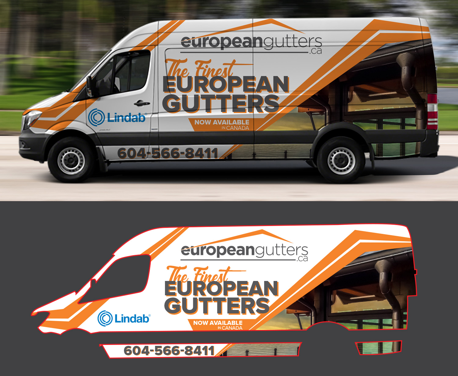 Professional, Bold, Construction Company Car Wrap Design for Precision