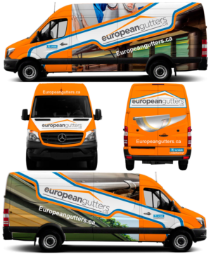 Car Wrap Design by The Faisal for Precision Gutters LTD. | Design: #19056157