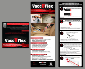 VaccUFlex vacuum attachment kit - makes it easy to get at hard-to-reach areas | Packaging Design by maricreatives