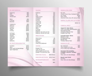 Our new beauty salon requires a price list brochure | Design de Flyer par Pinky 