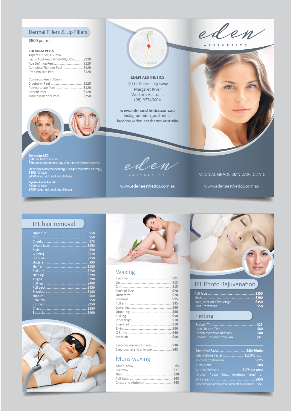 Diseño de Flyer por alex989 para Eden Aesthetics | Diseño #19001377